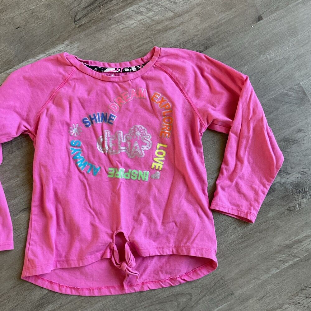 Delia's Sport Pink T Shirt Long Sleeve 14/16 Girls